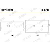 Alkūninio veleno pagrindiniai guoliai GLYCO H1071/5 STD