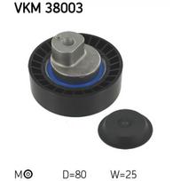 V formos rumbuoto diržo įtempiklio skriemulys SKF VKM 38003