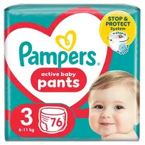 Sauskelnės-kelnaitės PAMPERS Pants, Giant Pack, 3 dydis, 76 vnt.