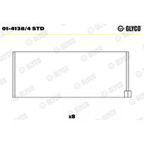Švaistiklio didysis guolis (indėklas) GLYCO 01-4138/4 STD