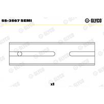 Švaistiklio mažasis guolis (indėklas) GLYCO 55-3567 SEMI
