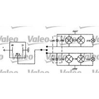 Posūkio žibintų pertraukimo relė VALEO 641422