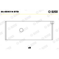 Švaistiklio didysis guolis (indėklas) GLYCO 01-4947/4 STD