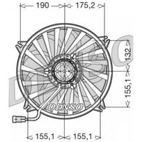 Radiatoriaus ventiliatorius DENSO DER07005