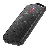 AXAGON EEM2-GAM USB-C 3.2 Gen 2 10Gbps - M.2 NVMe/SATA SSD GAME 30-80mm ALU box