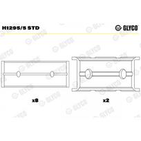 Alkūninio veleno pagrindiniai guoliai GLYCO H1295/5 STD