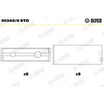 Alkūninio veleno pagrindiniai guoliai GLYCO H1342/5 STD