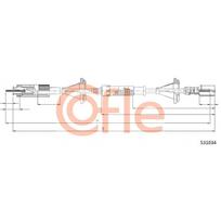 Tachometro velenas COFLE S31034
