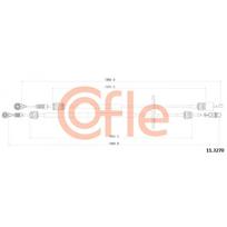 Mechaninės pavarų dėžės trosas COFLE 11.3270