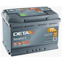 Akumuliatorius DETA Senator 3 DA770 77AH 760A