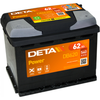 Akumuliatorius DETA Power DB620 62AH 540A