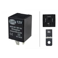 Posūkio žibintų pertraukimo relė HELLA 4DB 001 887-041