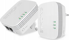 Adapter powerline Strong Strong POWERLINE WiFi 600 Duo Kit Mini | POWERLWF600DUOMINI | 9120072375705