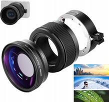Neewer  2in1 Hd Wide 18mm 0.75x + Makro 10x Do Sony Zv1 Zv-1 Neewer Ls-18 | SB9764 | 5904647827561