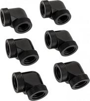 Raijintek Raijintek Pelias D160906, 16mm, 90 Grad Adapter - 6er-Pack, Black | 0R40B00235 | 4715109923711
