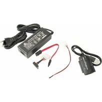 PremiumCord PremiumCord USB 2.0 - IDE + SATA adapter s kabelem a pridavnym zdrojem - 296010320999 | 296010320999 | 8592220001902