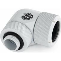 BitsPower Bitspower Advanced Multi-Link Adapter Anschluss 90 Grad G1/4 Zoll AG auf 16mm AD Hardtube - drehbar, weiß | BP-DWE90RMLA16 | 4712914787859
