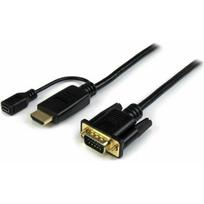 Kabel StarTech HDMI - D-Sub (VGA) + micro USB 0.9m Black (HD2VGAMM3) | HD2VGAMM3 | 0065030859615