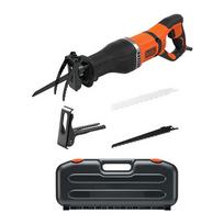 BLACK & DECKER  | Reciprocating Saw with Kit Box | BES301K-QS | 750 W | BES301K-QS | 5035048737309