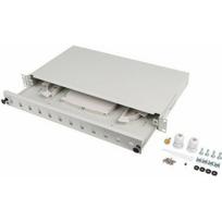 Lanberg Przełącznica światłowodowa 12XSC Simplex / 12XLC Duplex Rack 19'' 1U szara | FOP1-12SS-LDS | 5901969430608