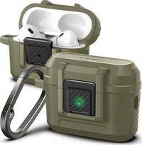 Spigen  do APPLE AIRPODS PRO 1 / 2 Spigen Lock Fit Matte khaki | ACS05911 | 8809896742696