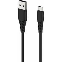 Kabel USB 2GO USB-B - USB-C 1 m Black (797281) | 797281 | 4010425972819