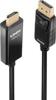 Kabel Lindy DisplayPort - HDMI 5m Black (40928) | 40928 | 4002888409285