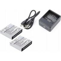 Akumulator Cameron Sino Zestaw 2x  + charger Do Xiaomi Yi Az13-1 | SB7527 | 5904647815186