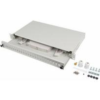 Lanberg Przełącznica światłowodowa Lanberg 24xSC Simplex / 24xLC Duplex RACK 19" 1U Szara + akcesoria | FOP1-24SS-LDS | 5901969430660