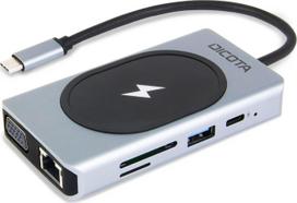 DICOTA USB-C 10-in-1 Charging Hub 4K PD 100W | D32059 | 7640239421363