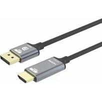 Kabel PremiumCord DisplayPort - HDMI 2m szary (kportadk05-02) | kportadk05-02 | 8592220023171