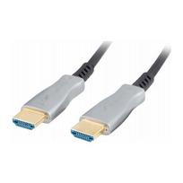 Lanberg HDMI v2.0 M/M 10m Optical Cable AOC Black | CA-HDMI-20FB-0100-BK | 5901969440881