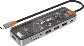 CANYON 7w1 4K USB-C transparentny | CNS-TDS13 | 5291485015572
