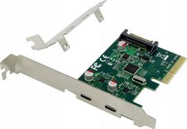 Karta sieciowa Conceptronic PCI Express Card 2-Port USB-C 3.2 Strom erford. | EMRICK07G | 4015867227985