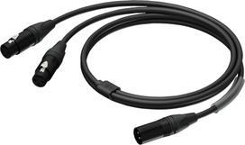 Kabel Procab XLR - XLR 1.5m Black (PRA736/1.5) | PRA736/1.5 | 5414795038189