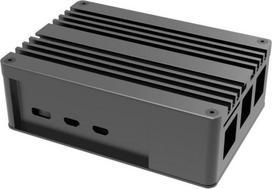 Akasa AKASA case Pi-5 Pro, pro Raspberry Pi 5, hliník, černá | A-RA13-M2B | 4710679552972
