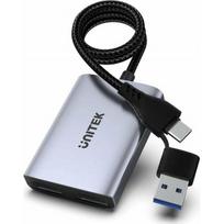 Adapter AV Unitek Unitek Adapter USB/C/A na 2x HDMI MST FullHD | V1427A01 | 4894160051851