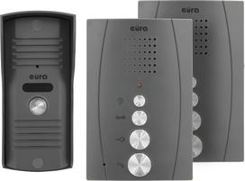 Eura Domofon EURA ADP-51A3 "DIFESA" - grafitowy, jednorodzinny, 2 unifony, interkom | ADP-51A3 Grafitowy | 5905548278957