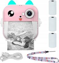 ExtraLink EXTRALINK EPP-003 PORTABLE MINI PRINTER PINK WITH CAMERA, LCD DISPLAY | EX.34277 | 5906168634277