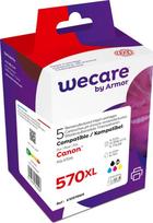 Tusz Armor WECARE cartridge pro CANON Pixma MG5751Sada (PGI-570XL+CLI-571XL CMYK) Black+C+M+Y+K, 1x22 ml, 4x11 ml | K10519W4 | 3112539812027