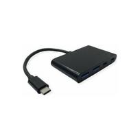 Value VALUE Hub USB 3.2 Gen 2, 4x (2x A+ 2x C), kabel połączeniowy typu C | 7630049625129 | 7630049625129