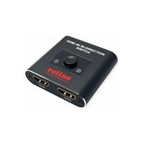 Roline Dwukierunkowy przełącznik HDMI 4K60, 2x | 14.01.3573 | 7630049621985
