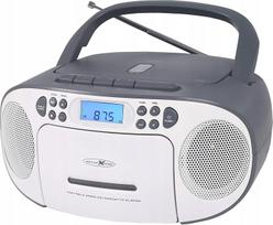 Radioodtwarzacz Reflexion RCR2260 Boombox biały/szary | RCR2260GR | 4260035678384