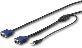 StarTech STARTECH.COM RKCONSUV6 KVM Kabel fr Startech Rackmount Konsolen 1,8m VGA- und USB-KVM-Konsolenkabel | RKCONSUV6 | 0065030881814