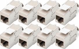 Digitus Digitus Moduł Keystone CAT 6A, ekranowany, podłączenie montażowe bez użycia narzędzi - 8 kst | DN-93615-8 | 4016032490579