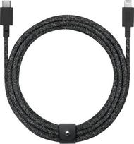 Kabel USB Native Union USB-C - Lightning 3 m Black (BELT-CL-CS-BK-3-NP) | BELT-CL-CS-BK-3-NP | 4895200441892