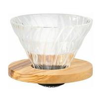 Hario Hario szklany Drip V60-01 - Olive Wood | 0502010009 | 4977642736689