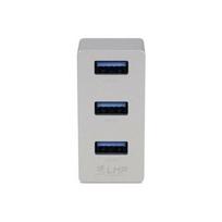 LMP USB-C Tiny Hub, 3 port USB-A hub - Silver | 23794 | 7640113436445