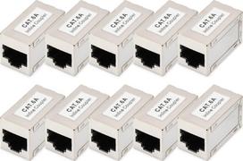 Digitus DIGITUS CAT 6A Modular Kupplung, geschirmt - 10 Stk. | DN-93905-10 | 4016032495086