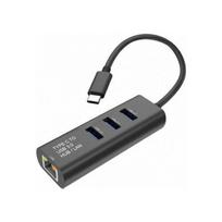 Secomp STANDARD Konwerter USB typu C na Gigabit Ethernet + Hub 3x | 7630049686304 | 7630049686304